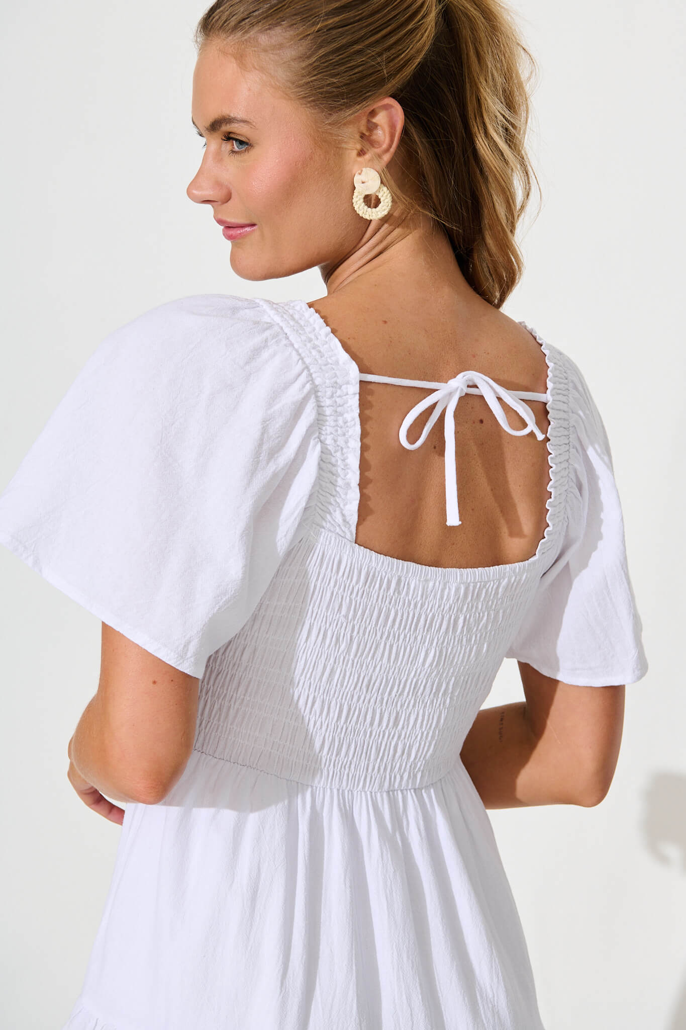 Beguile Dress in White