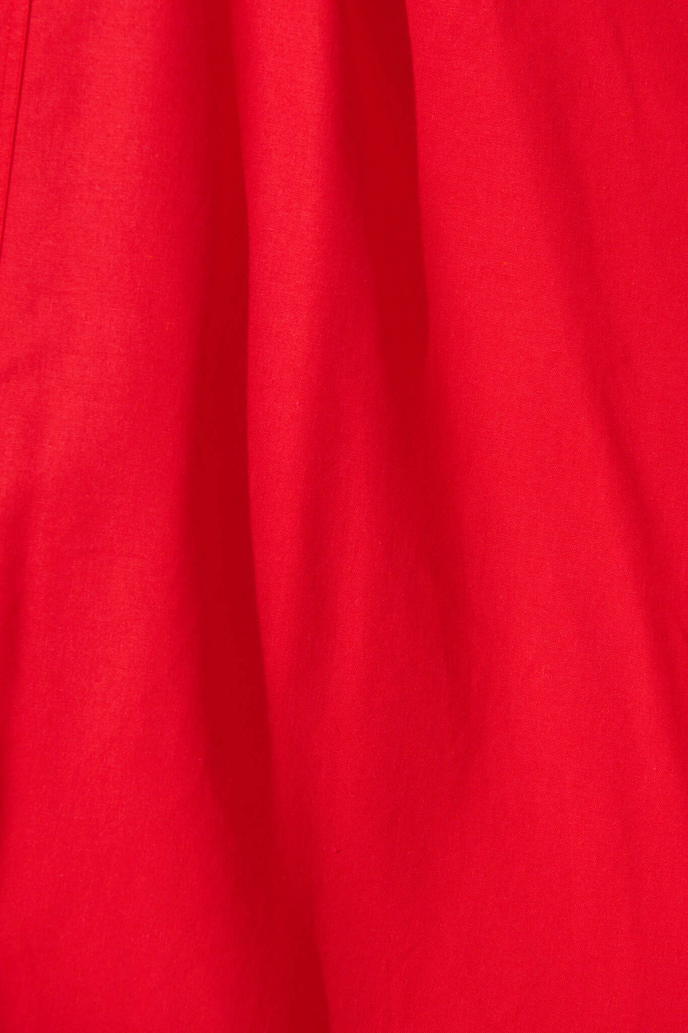 Iliya Midi Dress in Red Cotton Linen