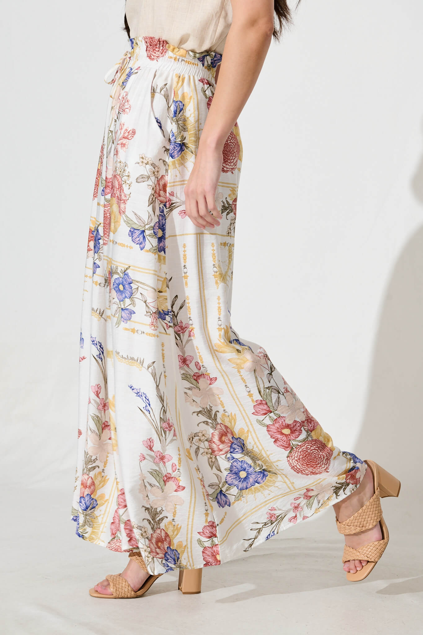 Mariah Pant In Vintage Floral Print