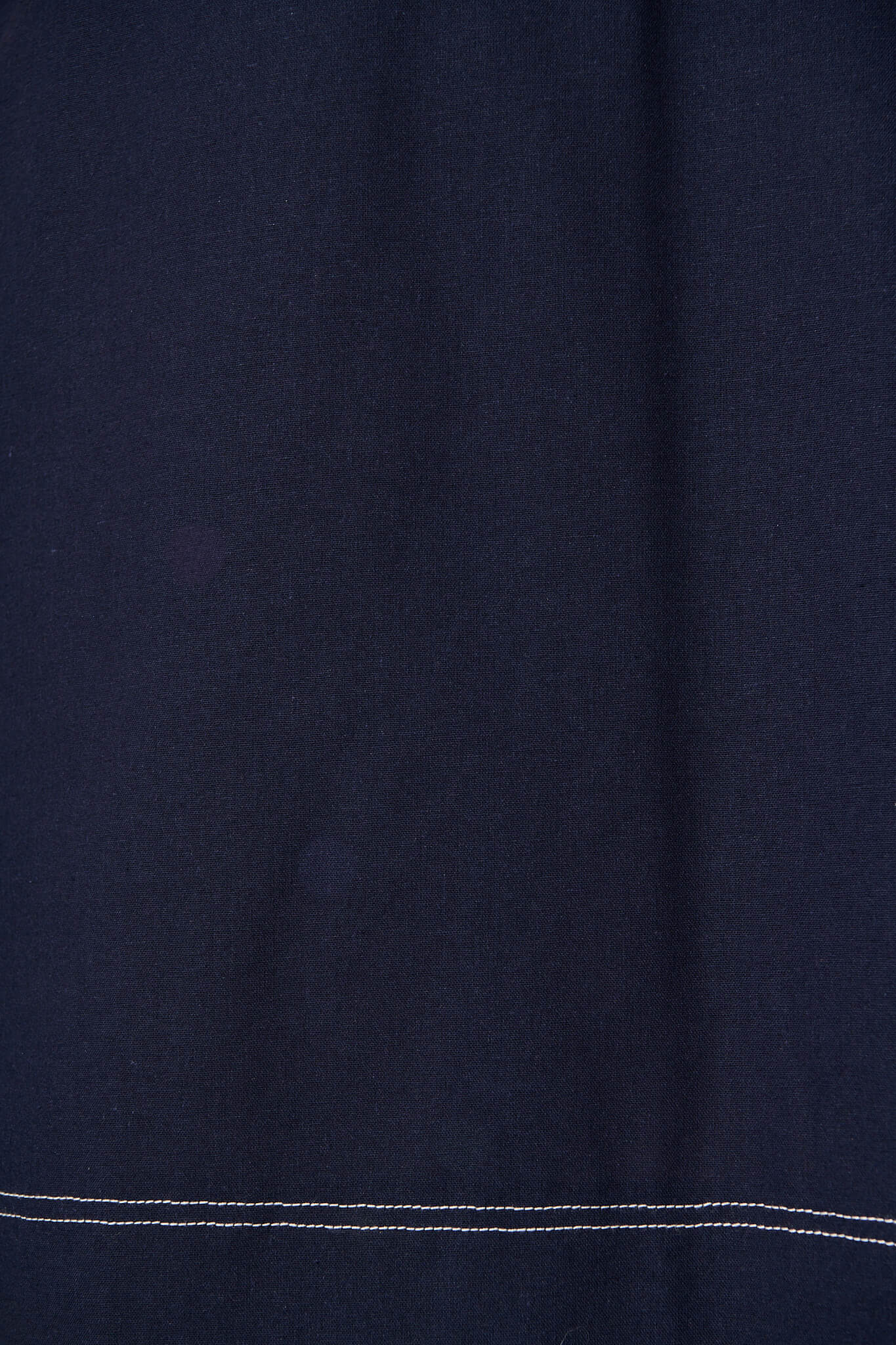 Salvatore Dress in Navy Cotton Linen