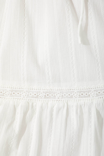 Avielle Sun Dress in White Cotton