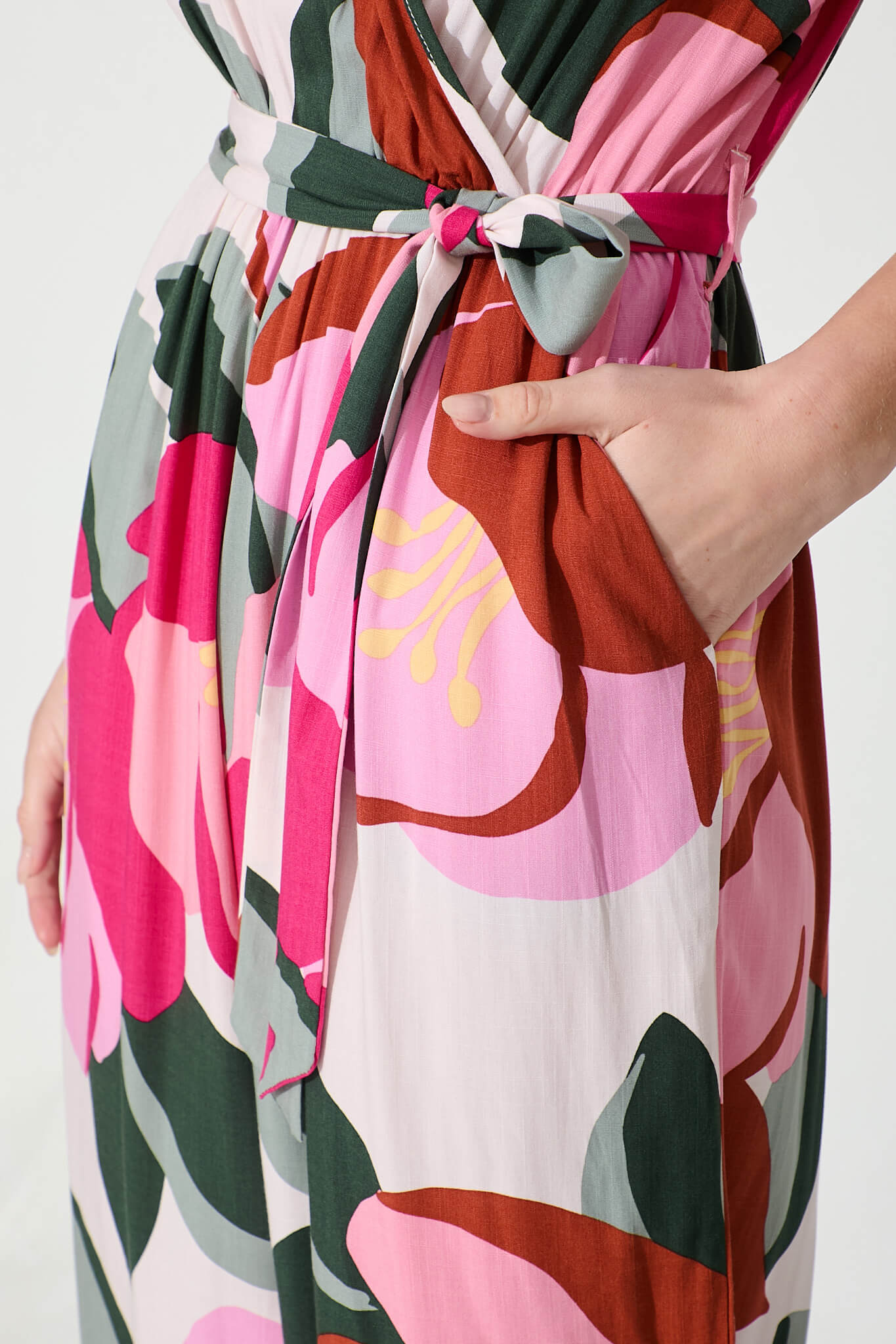 Calliope Jumpsuit in Multi Floral Print