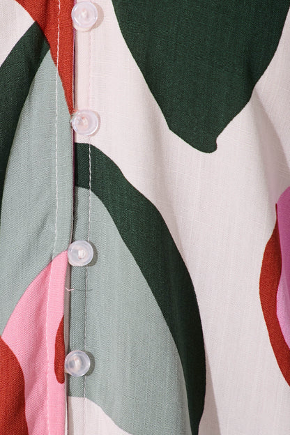 Lorma Top in Multi Floral Print