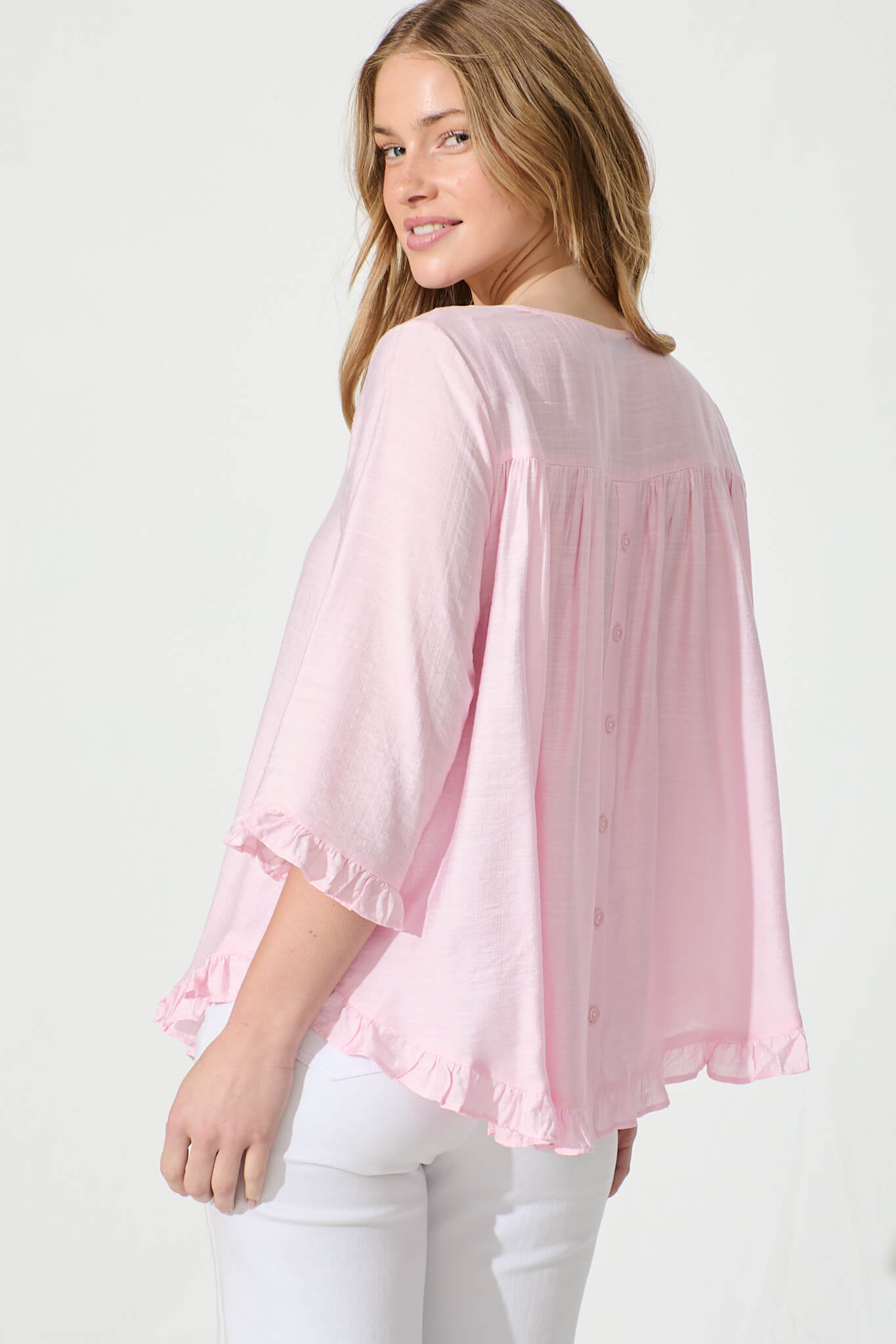 Gia Top in Pale Pink