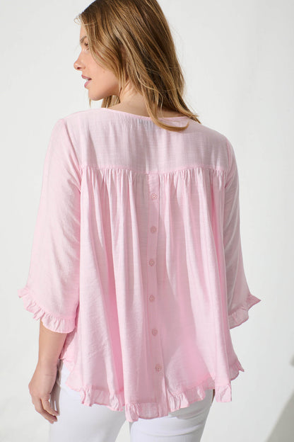 Gia Top in Pale Pink