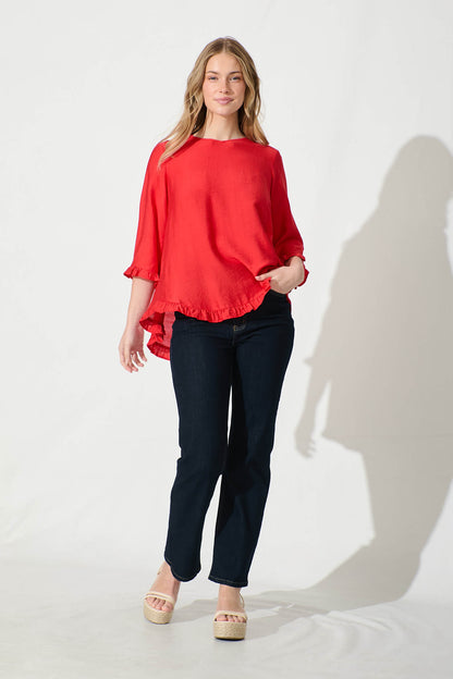 Gia Top in Red