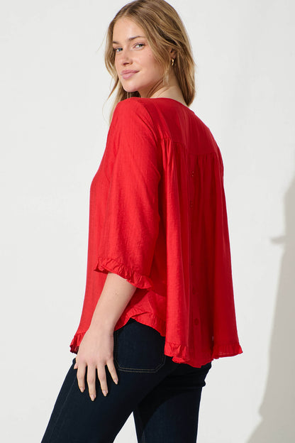 Gia Top in Red