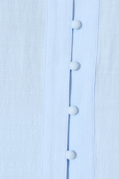 Prudence Shirt in Pale Blue Cotton