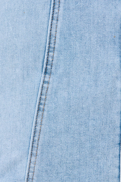 Ayanna Denim Skirt in Light Blue