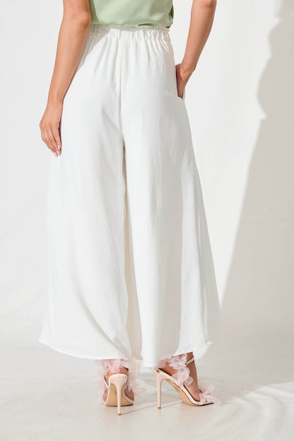 Page Pants In White