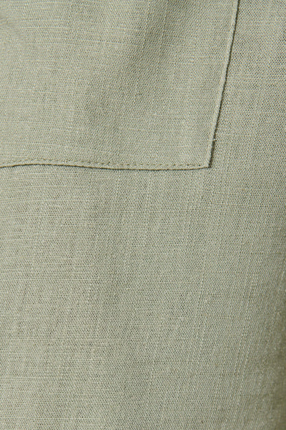 Alistair Shorts in Khaki Linen Blend