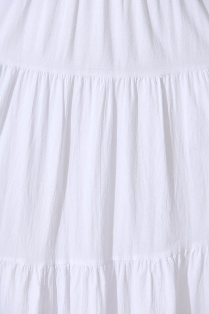 Akino Midi Dress in White