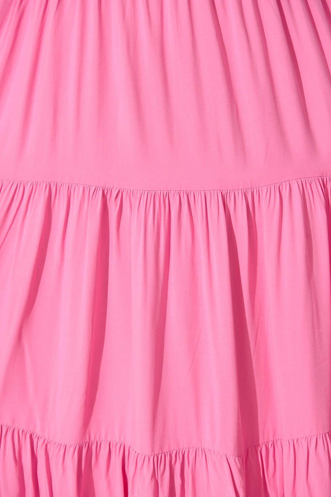 Nevi Tiered Midi Dress In Pink