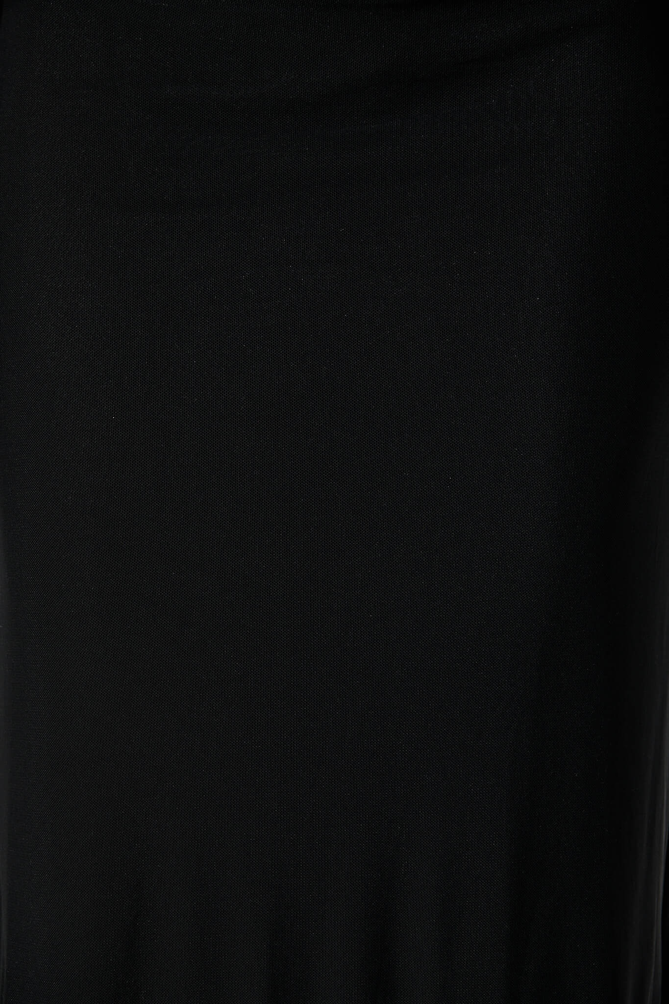 Motley Maxi Dress in Black Mesh