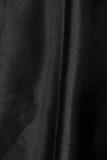 Maricelle Midi Dress In Black Sateen