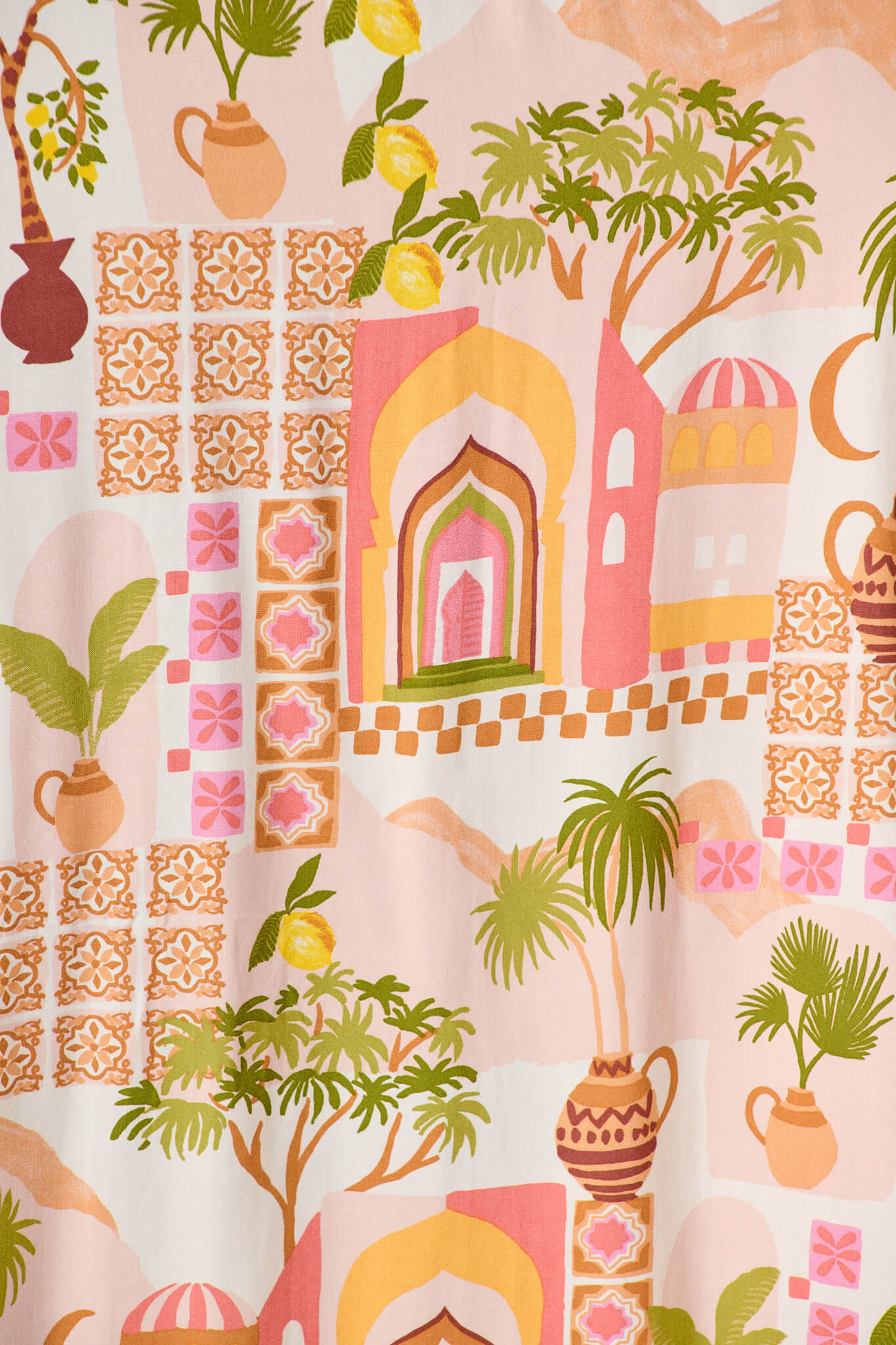 Mariam Midi Dress in Multi Print