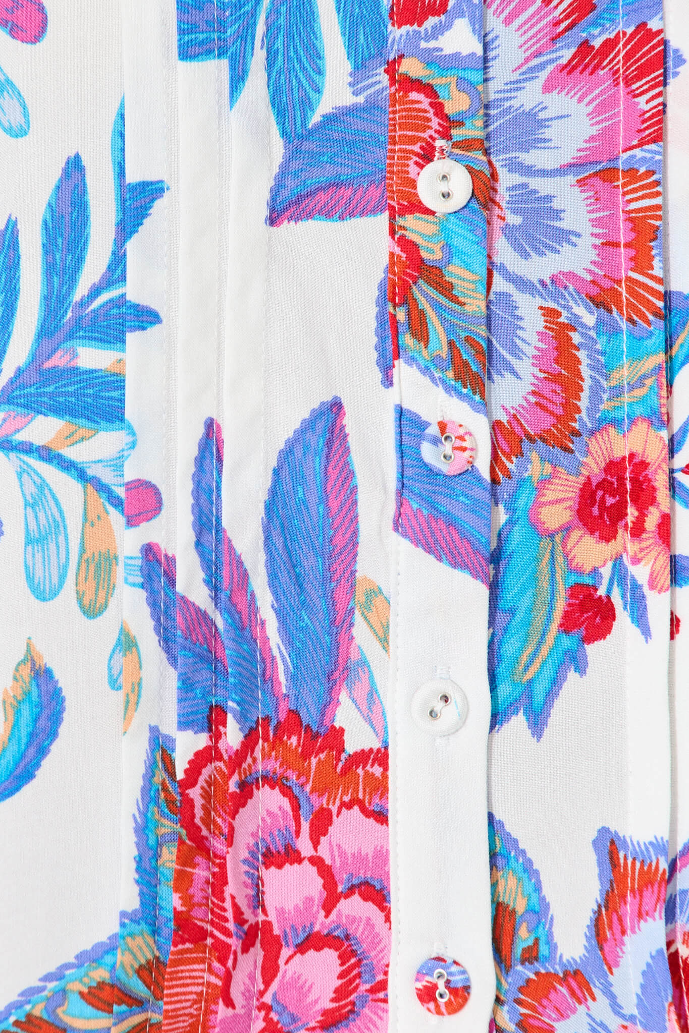 Liliana Cami Top In Pink Multi Floral Border Print