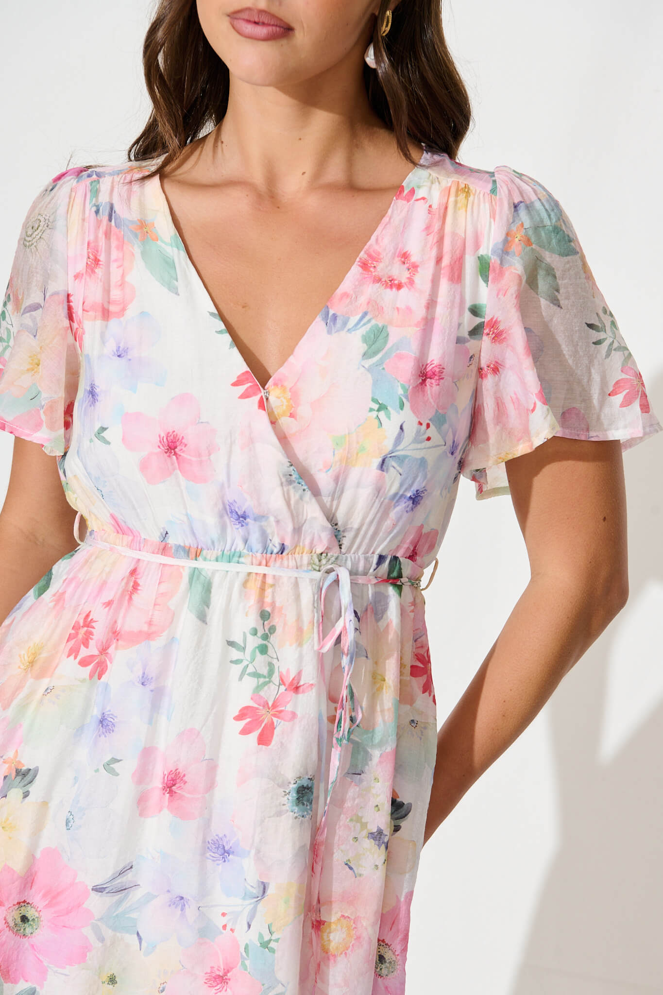 Stana Dress in Pastel Watercolour Floral