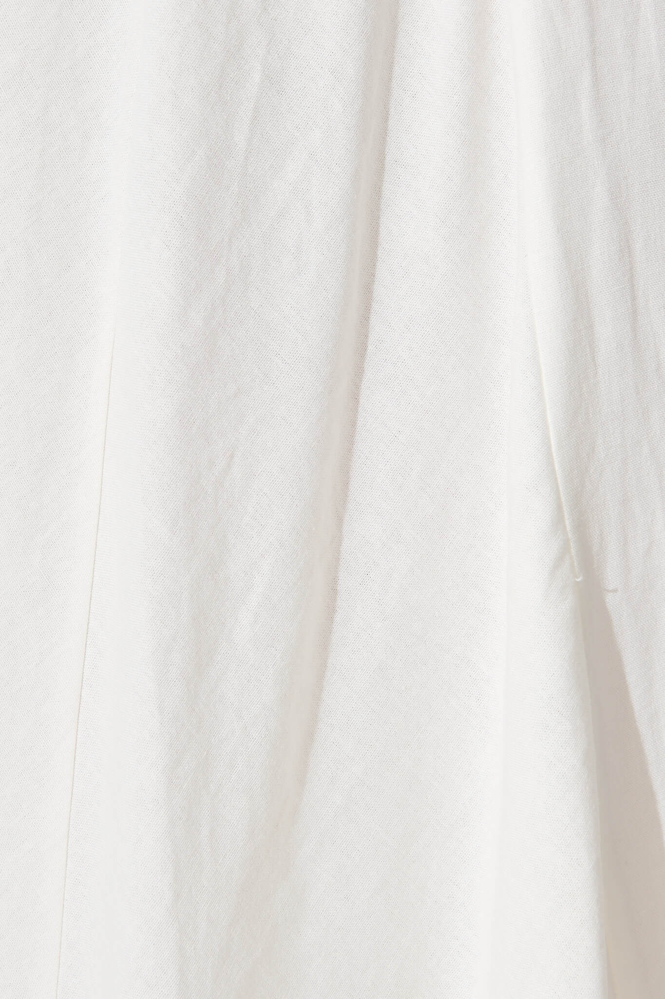 Roselani Midi Sundress in White Cotton Linen Blend