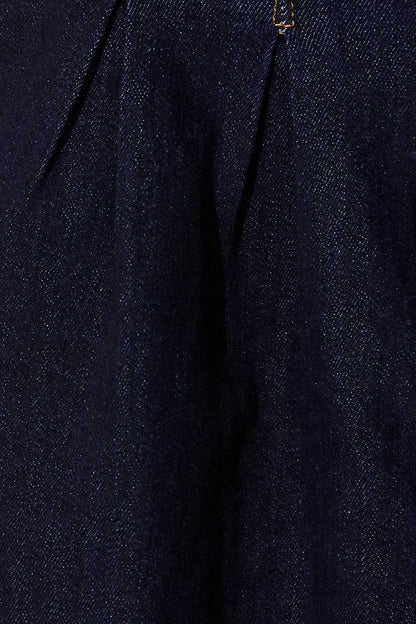 Ashland Denim Skirt In Dark Indigo