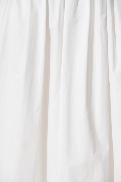 Keeney Maxi Skirt in White Cotton