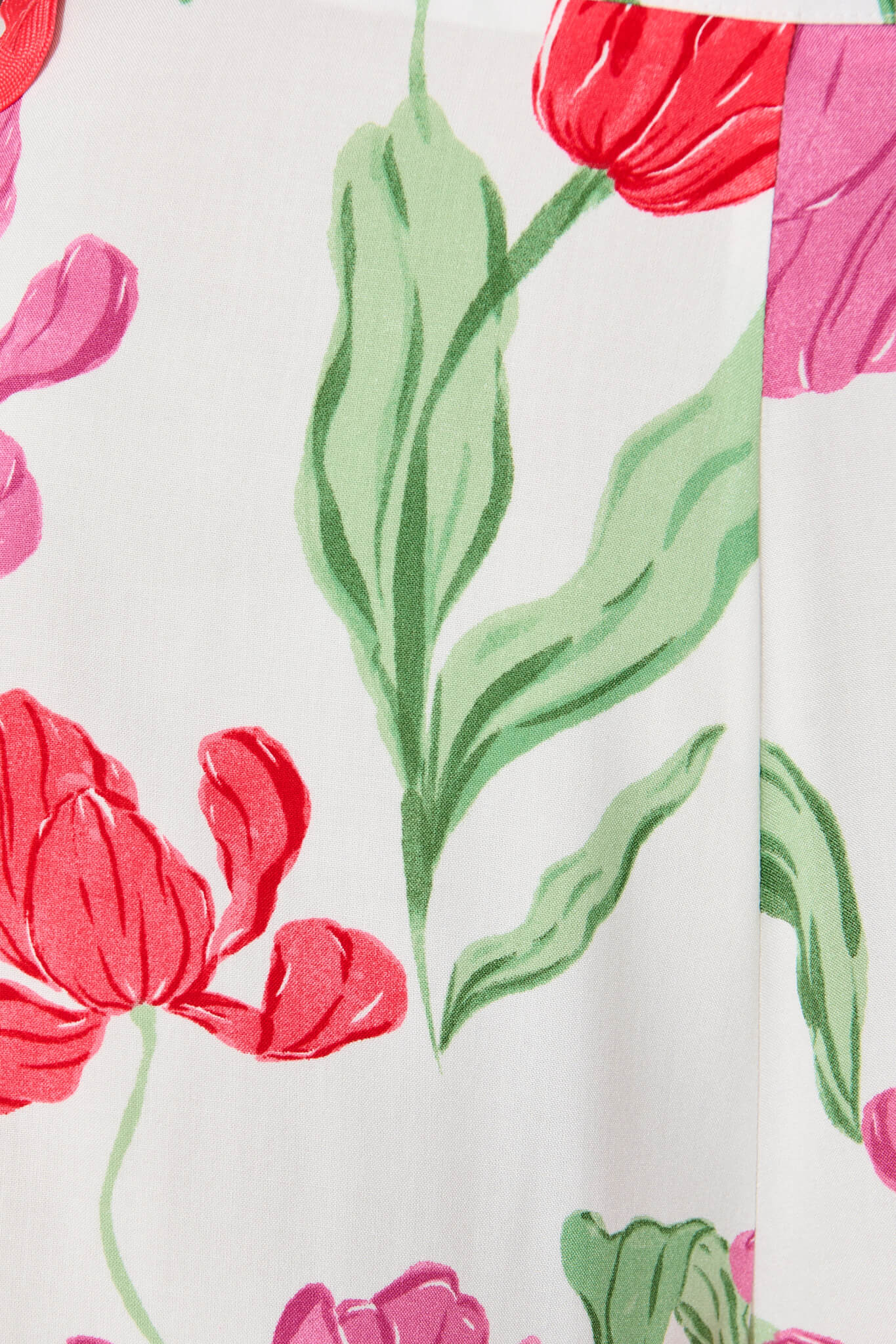 Sandbar Jumpsuit in White with Red and Purple Flower