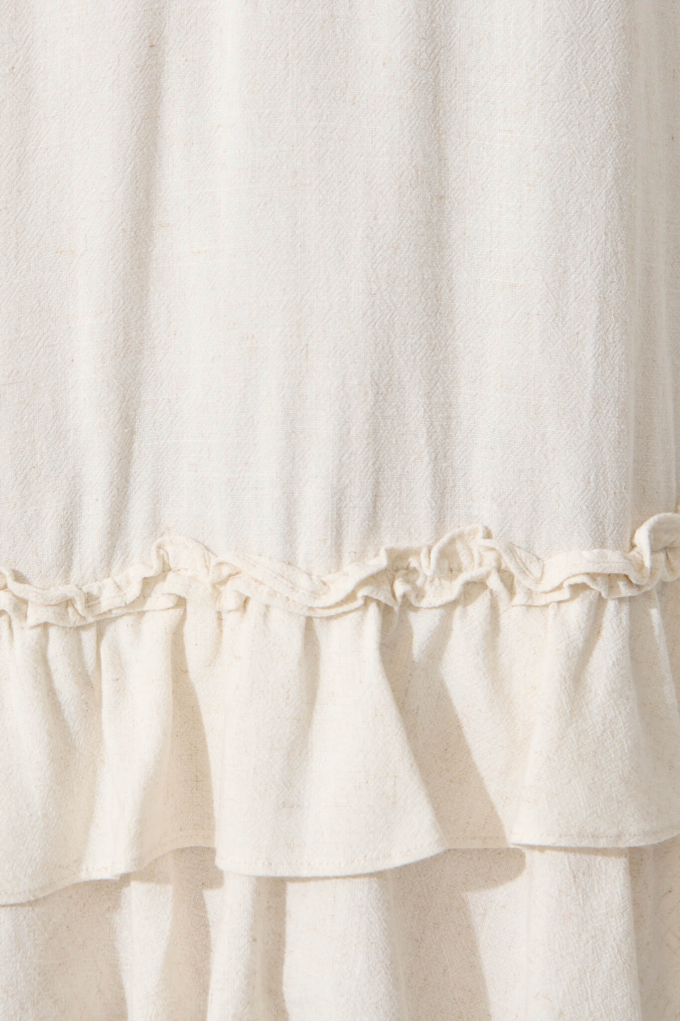 Aubrielle Dress In Oatmeal Linen Blend