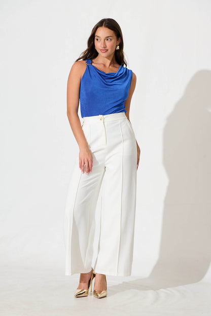 Keoni Top in Cobalt Blue