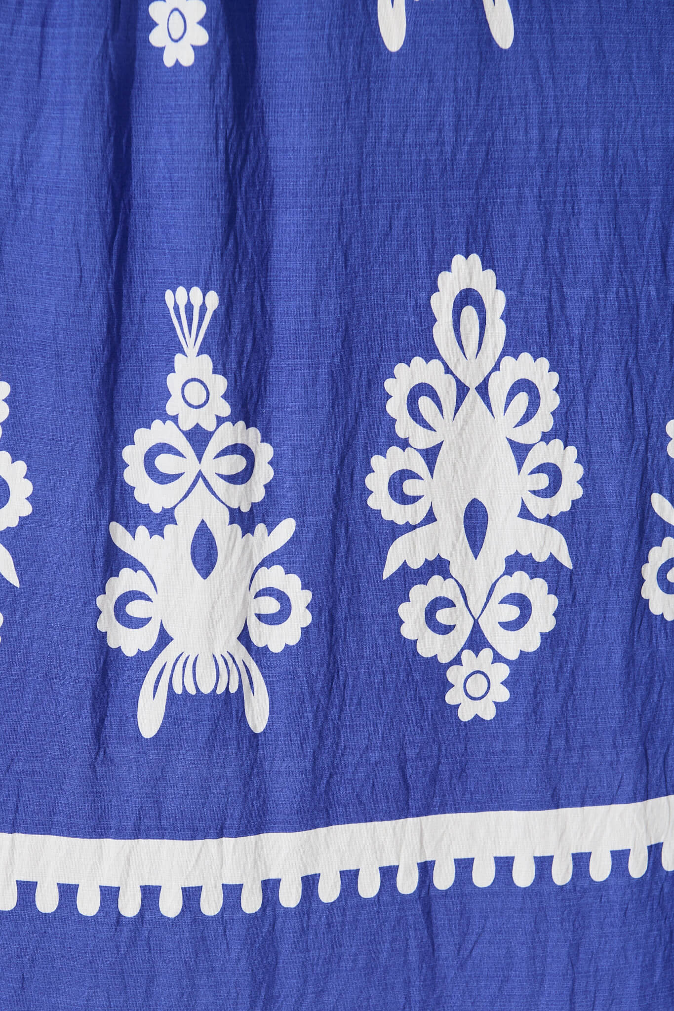 Evanston Maxi Dress In Blue With White Print