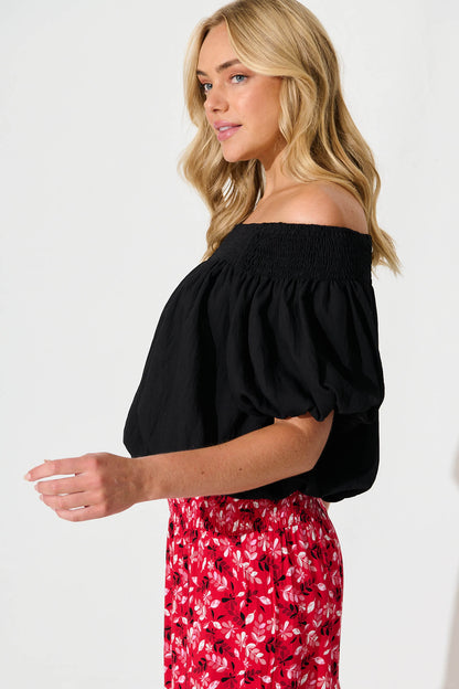 Olena Top in Black