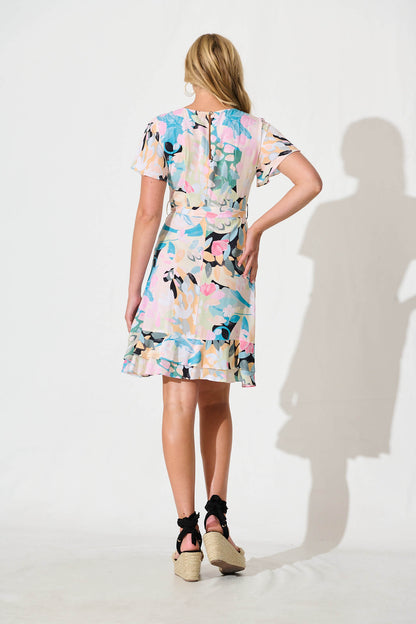 Lucianne Dress in Pastel Multi Floral