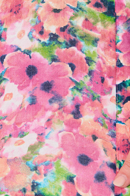 Aeryn Shirt in Pink Multi Floral