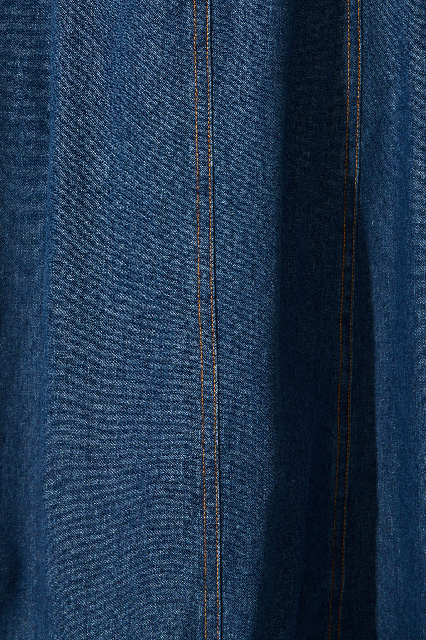 Felina Midi Sundress in Dark Blue Denim