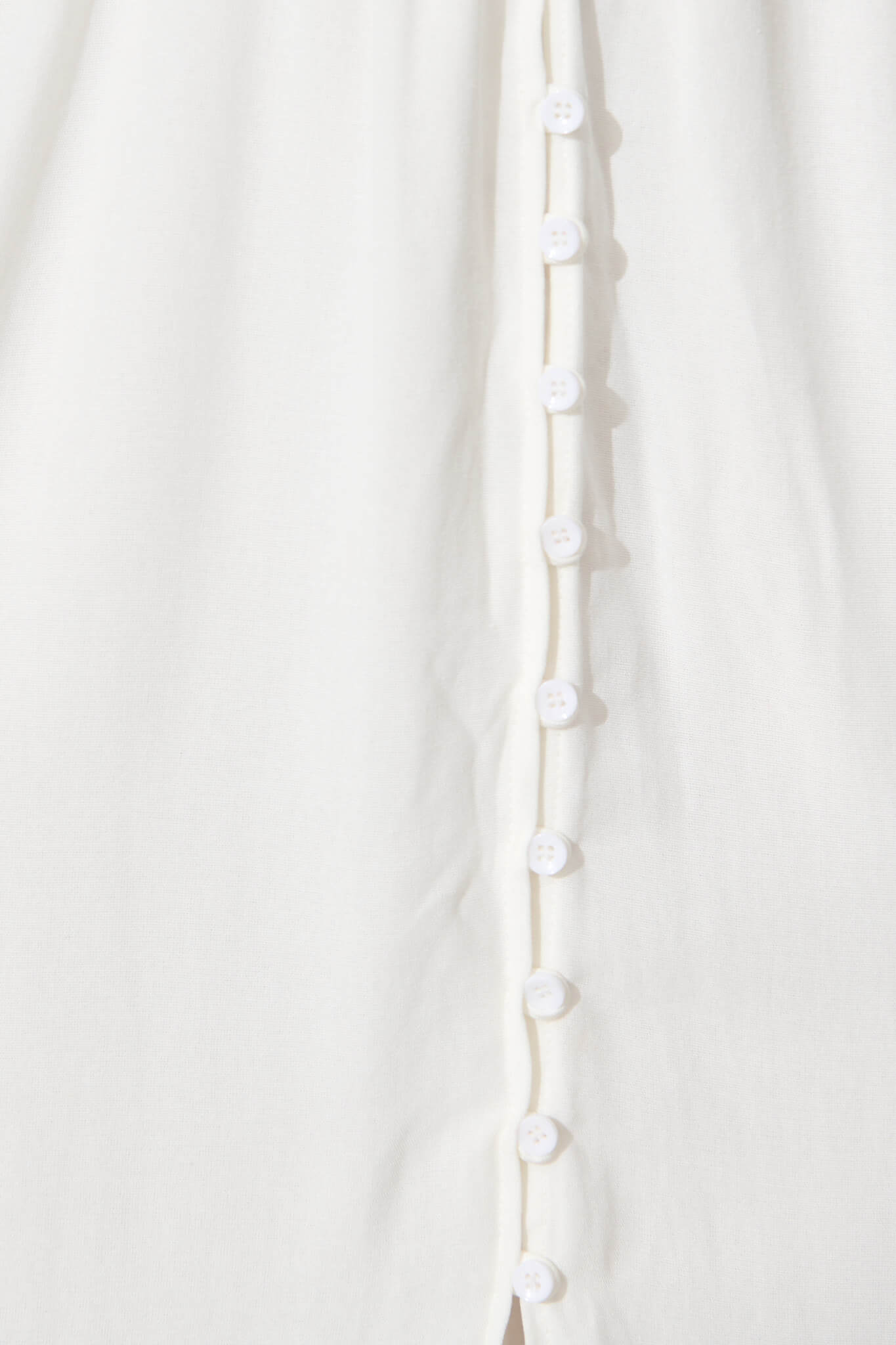 Ryland Midi Dress in White Linen Cotton