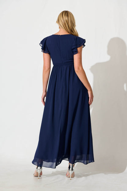Marvellous Maxi Dress In Navy
