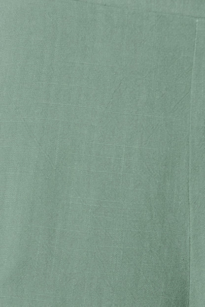 Sirsha Pant in Sage Green Linen Blend