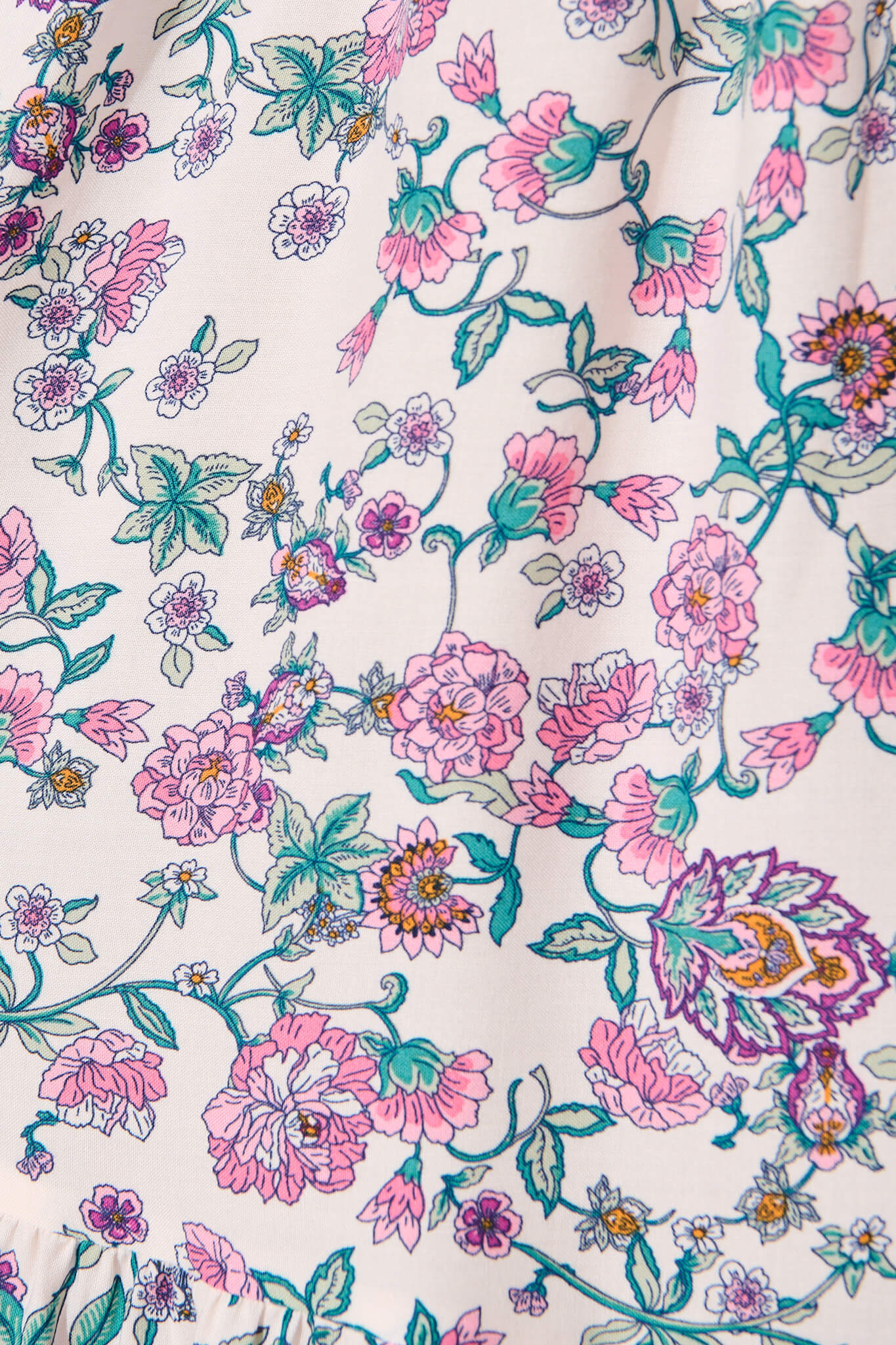 Samison Dress in Pink and Blue Floral