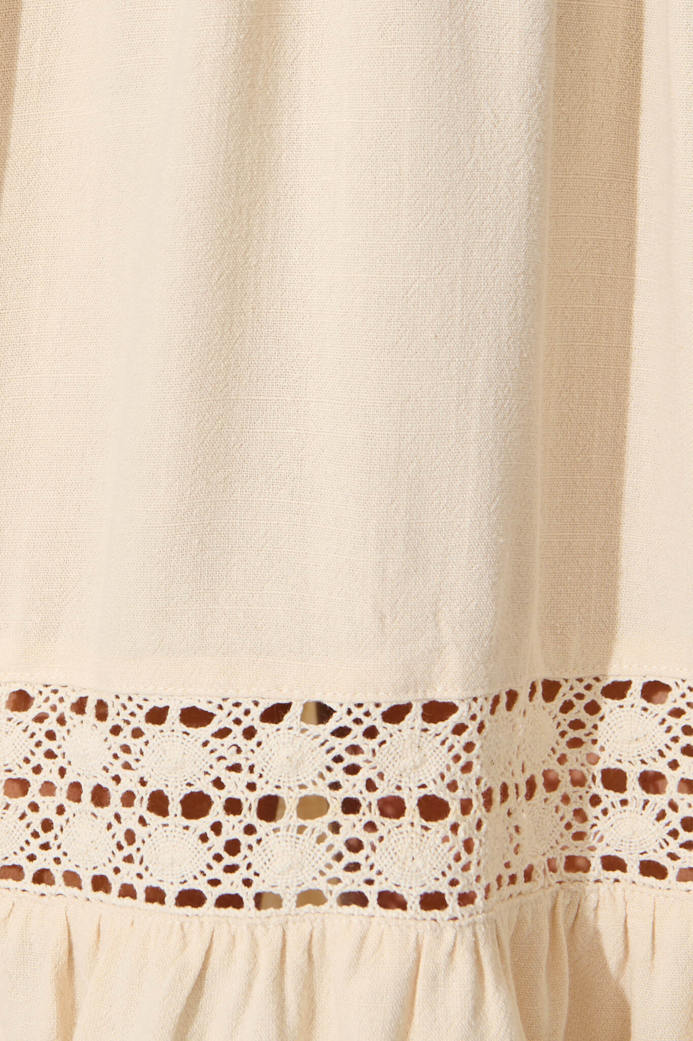 Valletta Dress in Cream Linen Blend