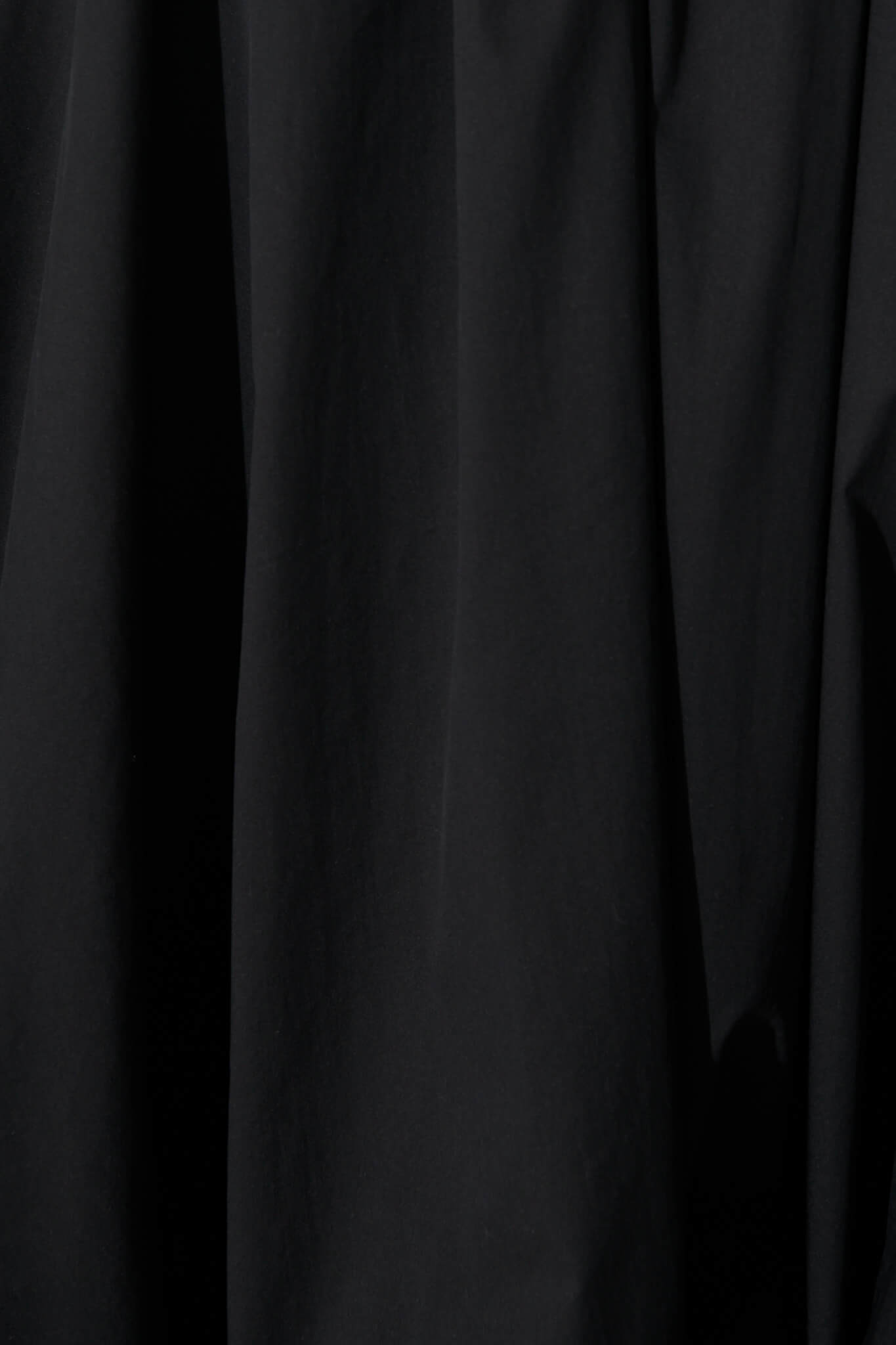 Bryson Bubble Hem Dress in Black Cotton