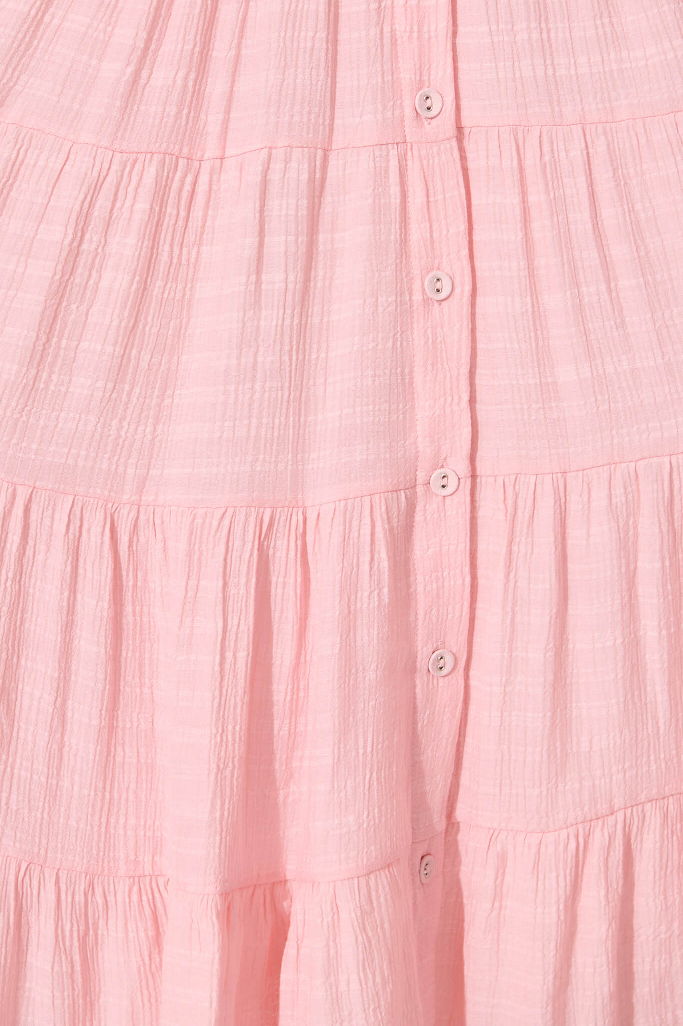 Modica Midi Dress in Pale Pink Chiffon