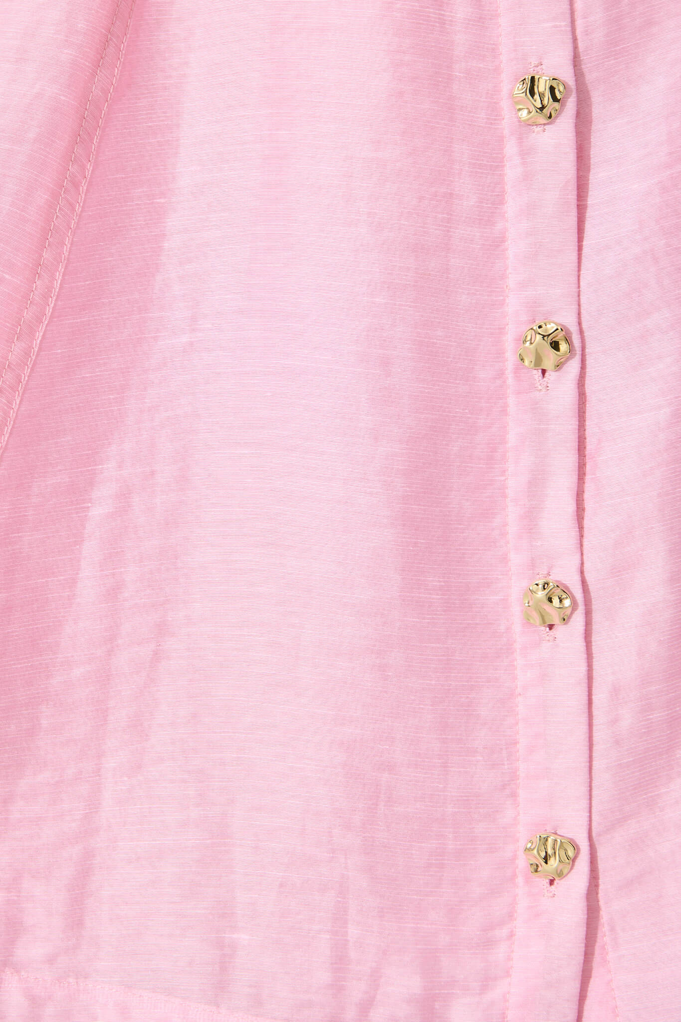 Admirer Shirt Dress in Pink Organza