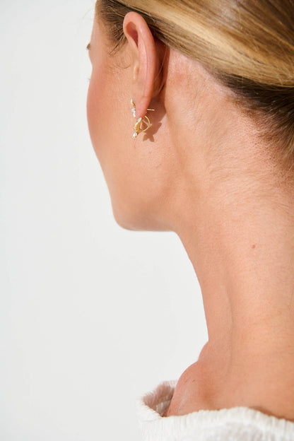 Ziva Ear Jacket in Pearlescent Butterflies