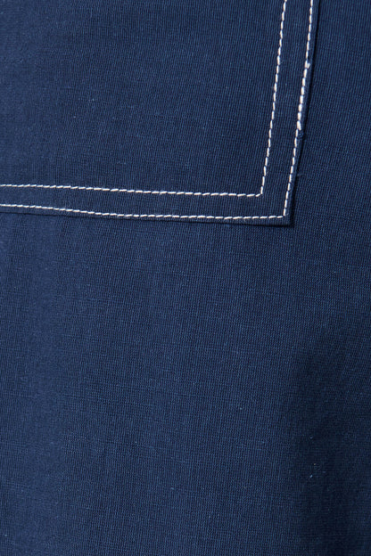 Parsons Pant in Navy Cotton