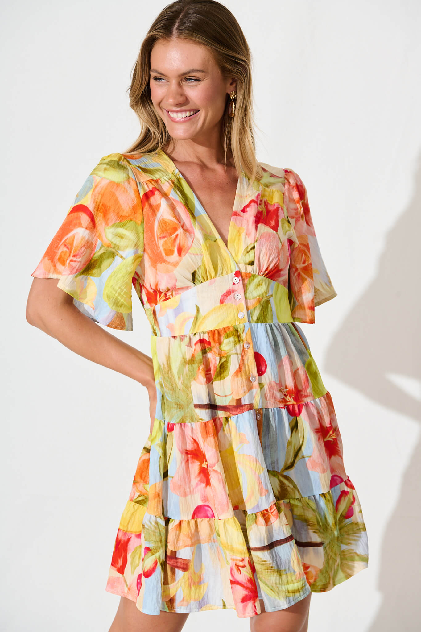 Esmarie Dress in Multi Floral