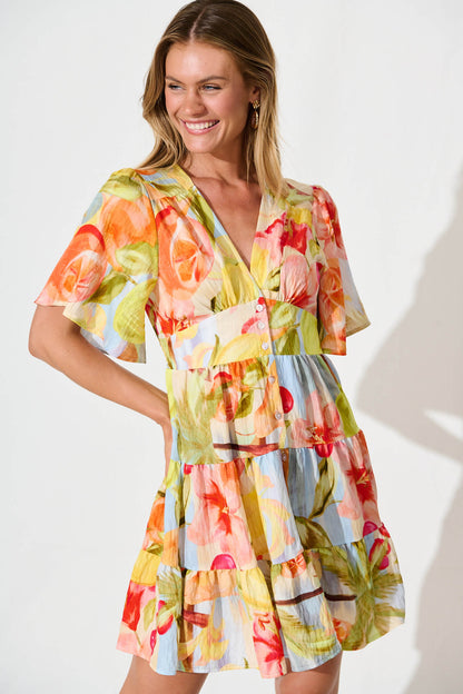 Esmarie Dress in Multi Floral