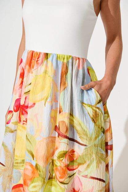 Momentum Maxi Dress in Multi Floral