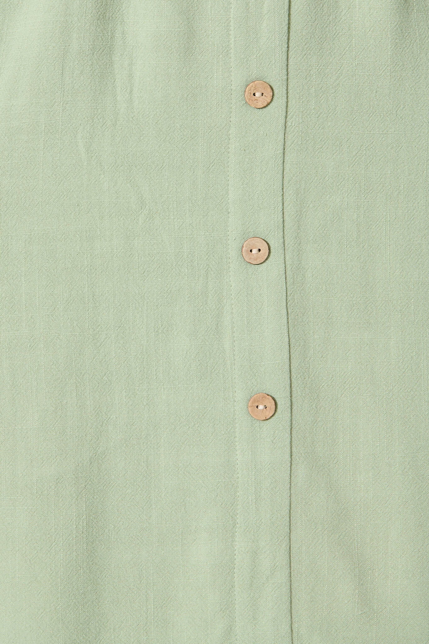 Amaya Dress in Pale Green Linen Blend