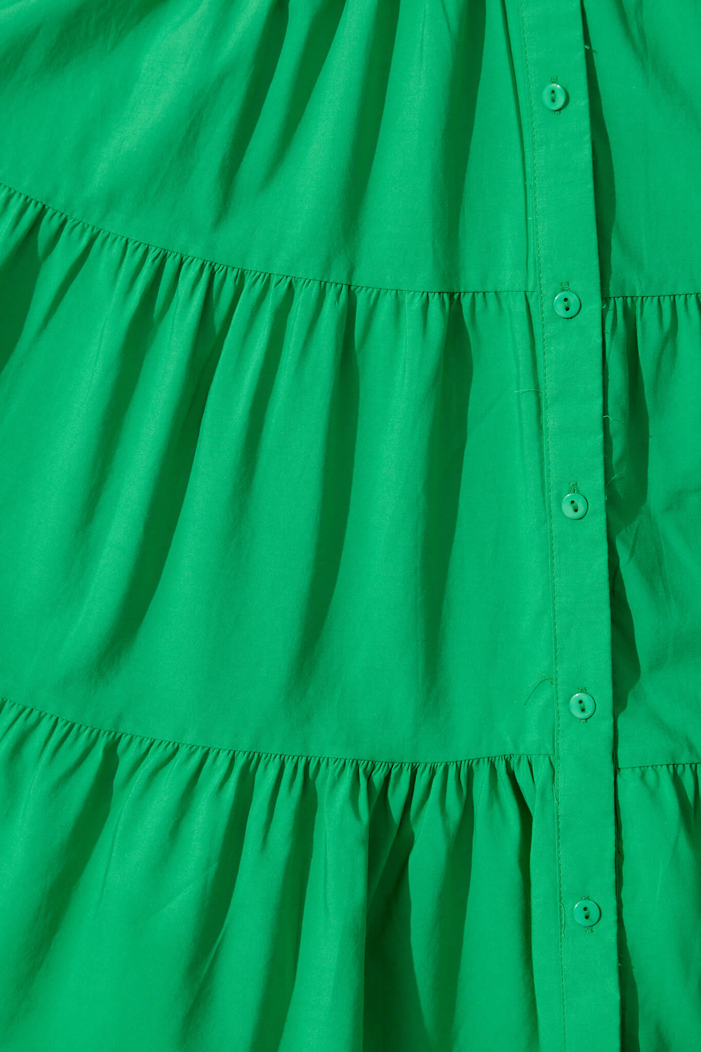 Rosino Smock Dress in Green Cotton