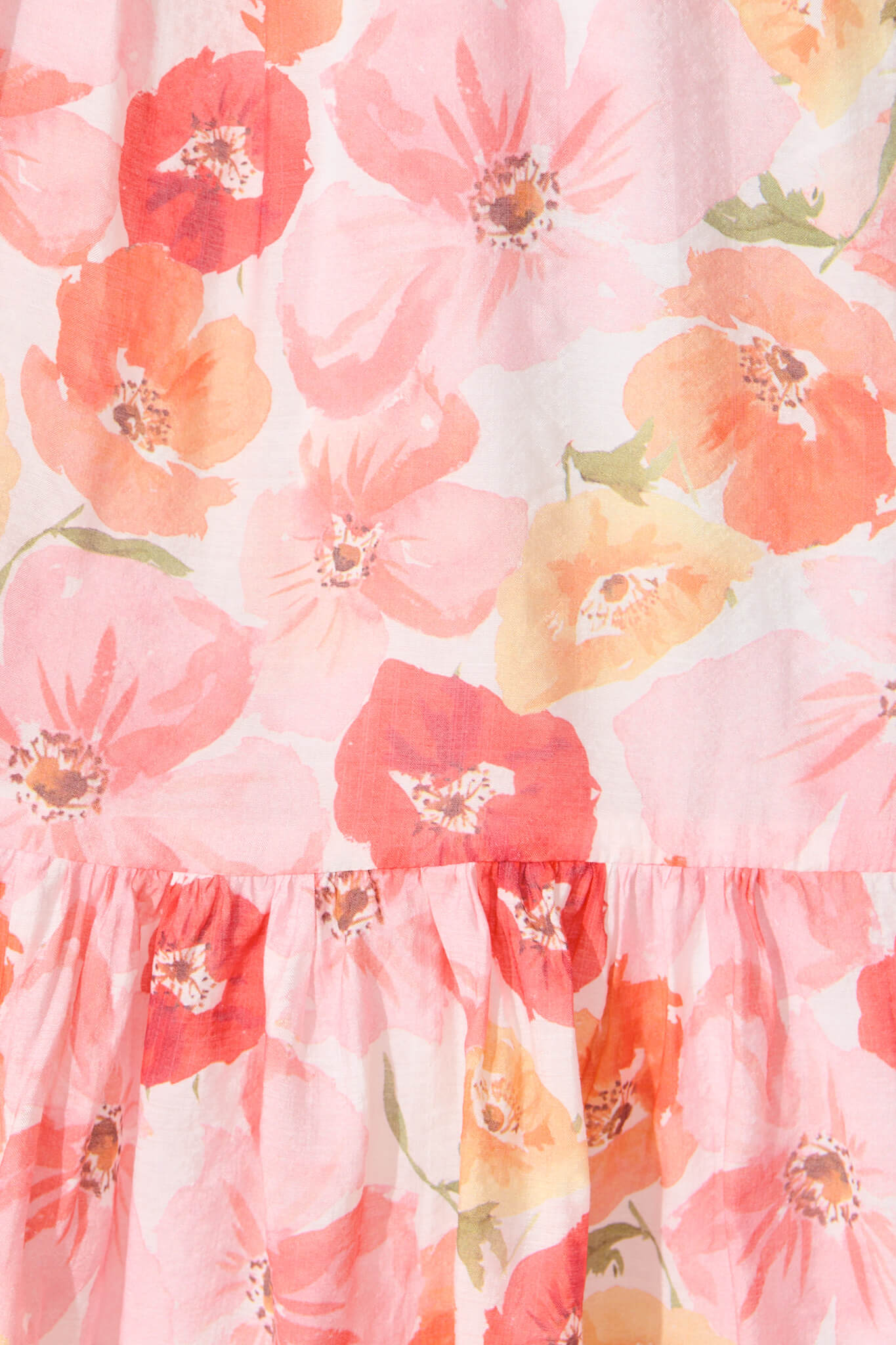 Sonni Shirt Dress In Pink and Red Floral