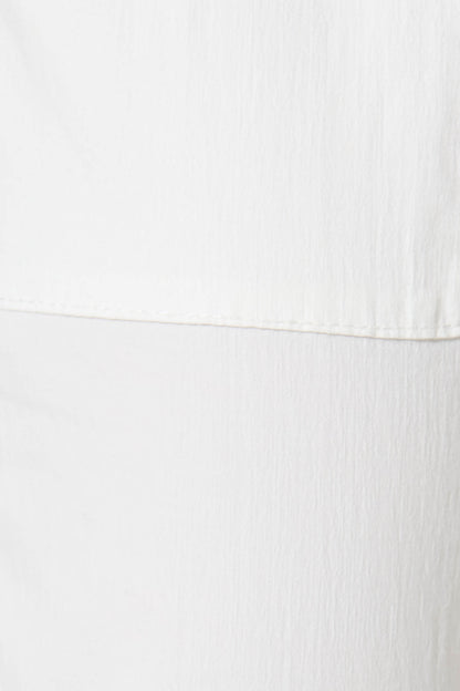 Tenley Stretch Pant in White Cotton Blend